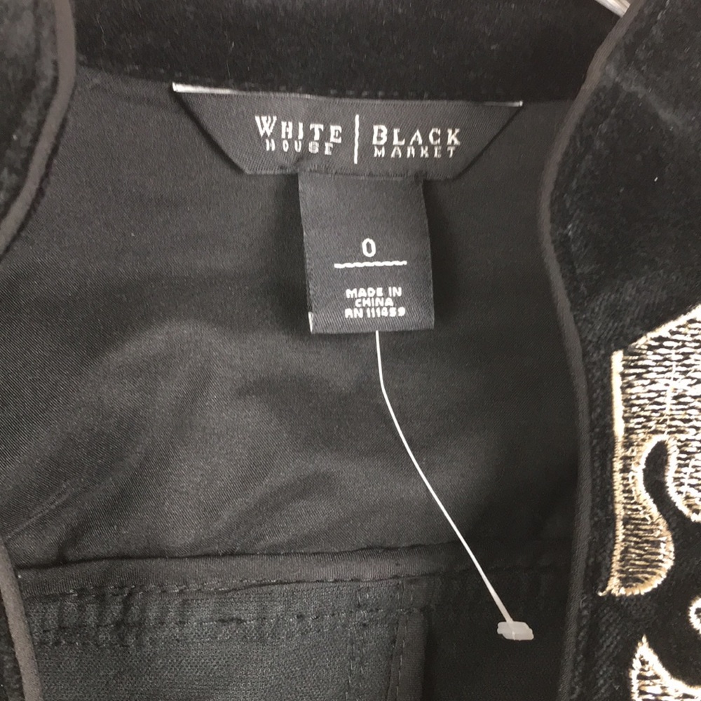Embroidered Velvet Jacket - Picture 7 of 8